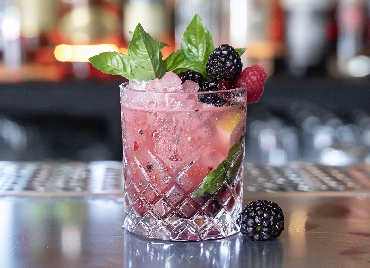 Berry Basil Smash